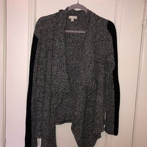 Moto style sweater